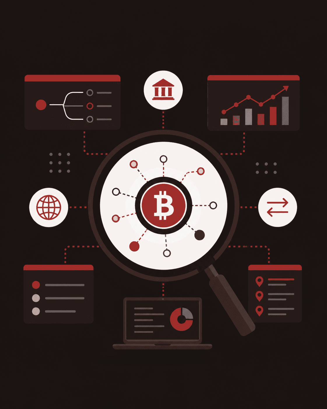 Blockchain analysis — tracing transactions and identifying exchange touchpoints